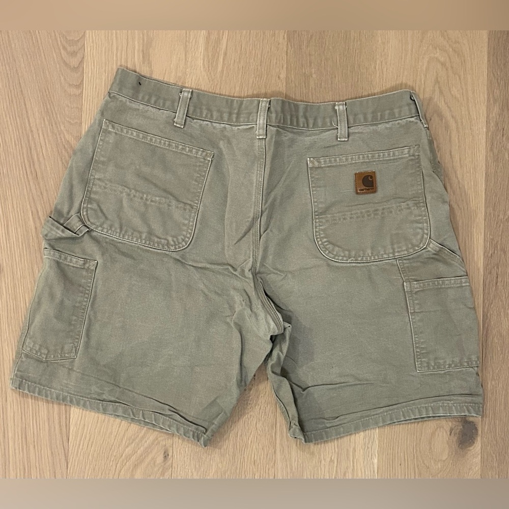 Vintage Carhartt B25 DES Carpenter Canvas Work Shorts